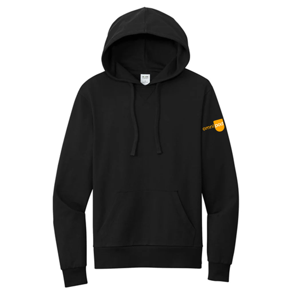 Omnipod Allmade Unisex Deep Black Organic French Terry Pullover Hoodie