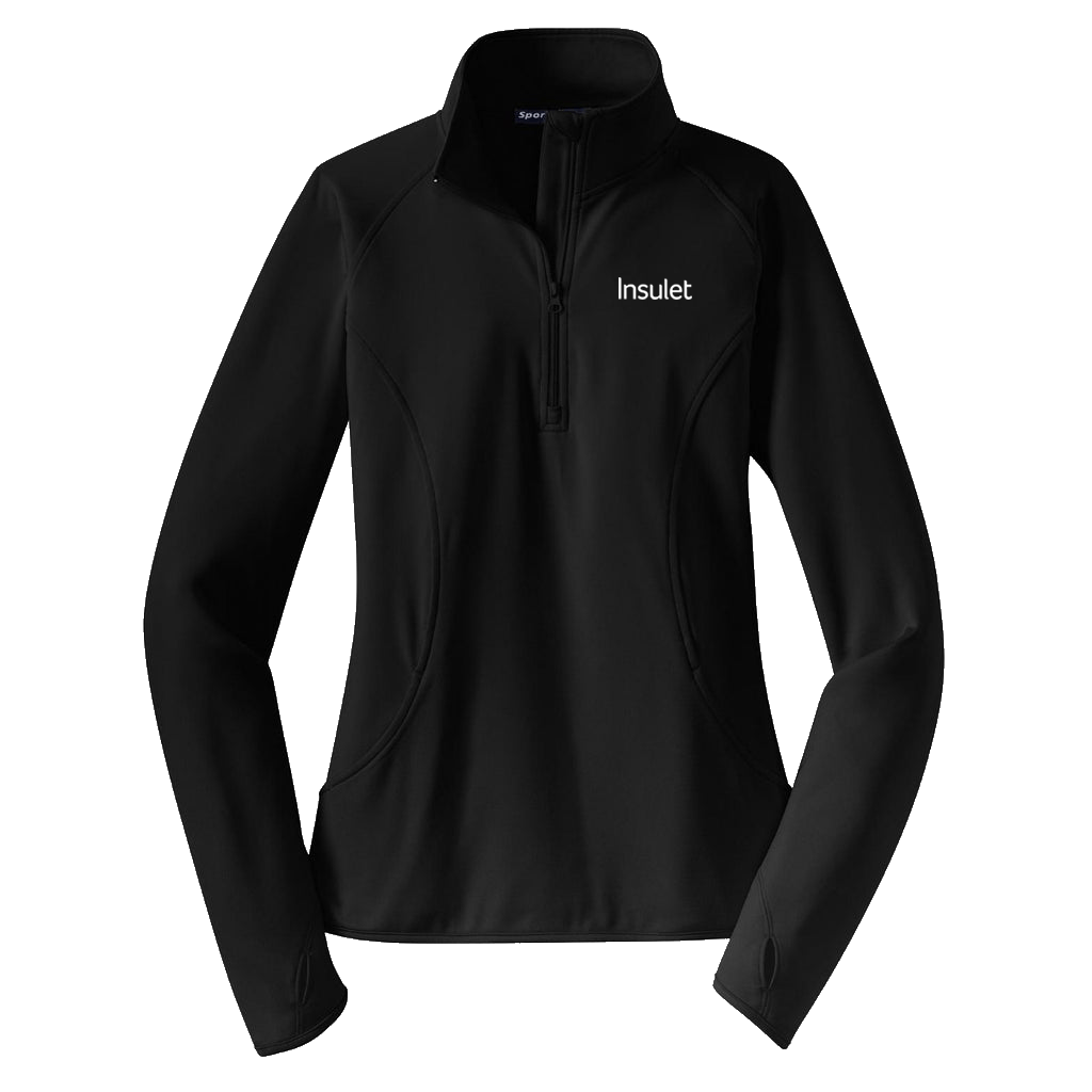Sport-Tek Women's Sport-Wick Stretch 1/4-Zip Pullover
