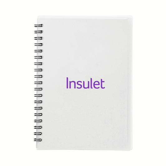 Insulet Bullet White 5'' x 7'' FSC Mix Duchess Spiral Notebook